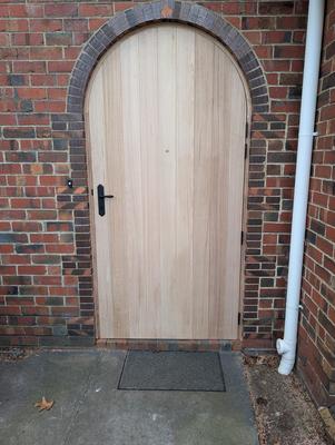 Custom door · vision panel