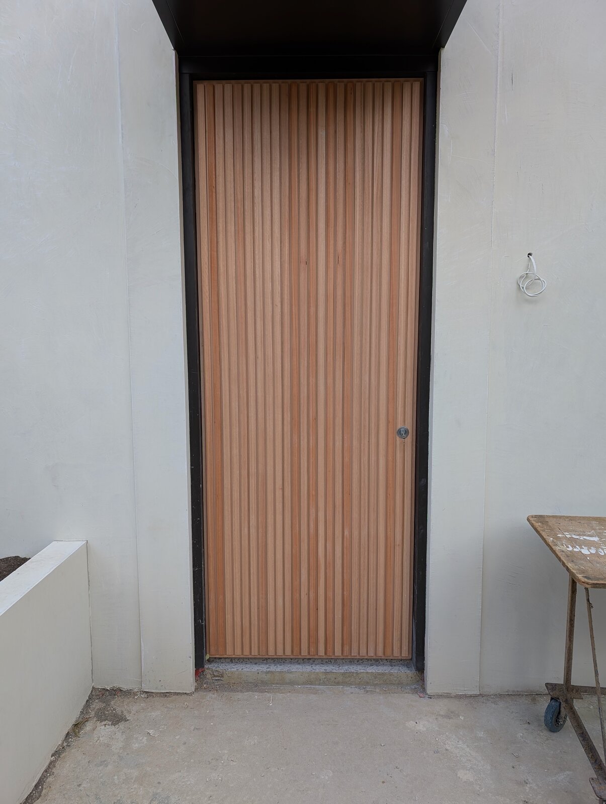 Batten door — Balwyn close-up