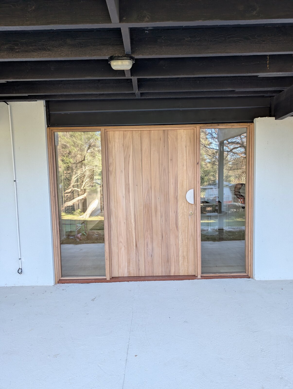 Door installed in BAL-rated bushfire zone