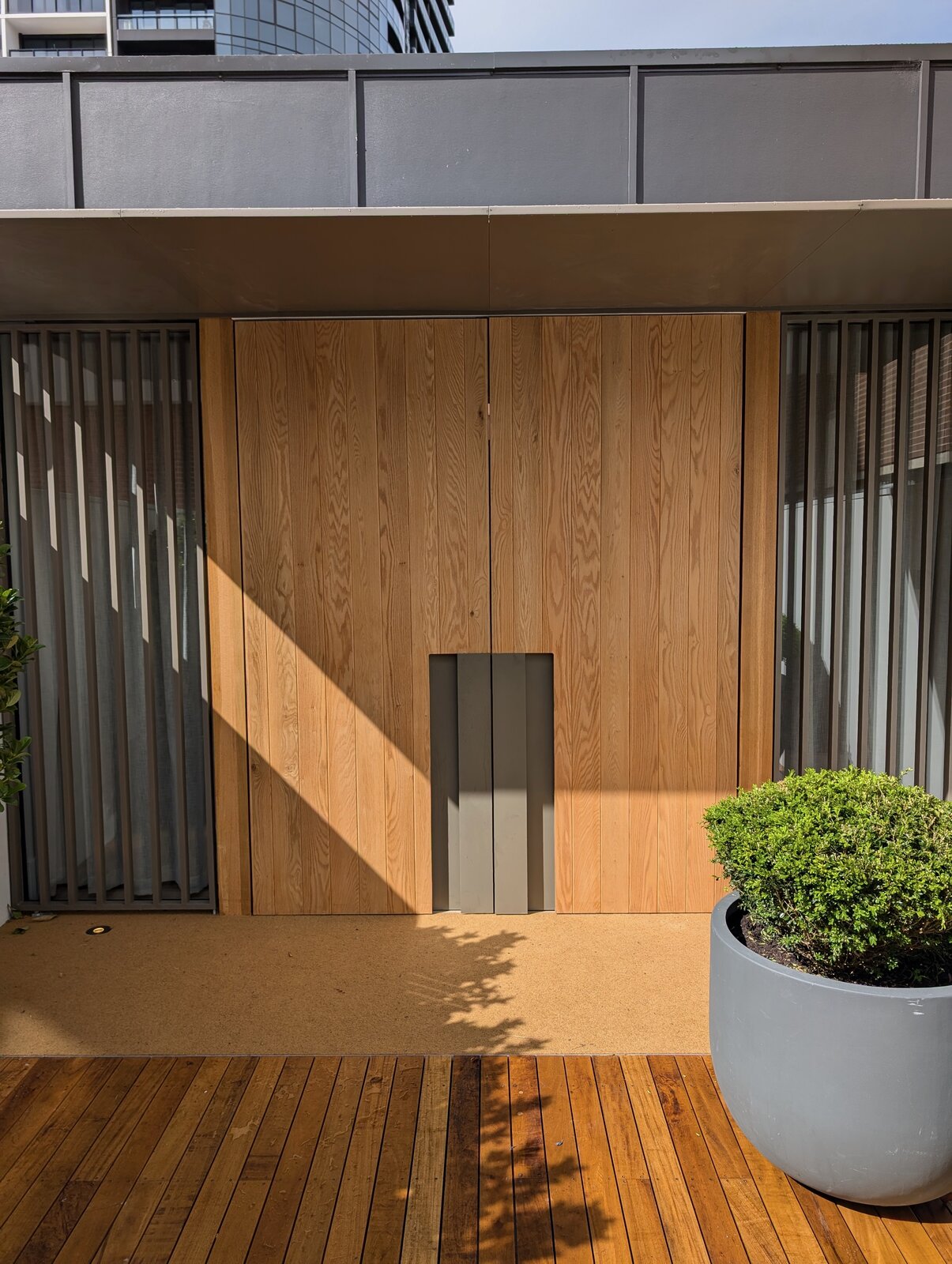 Oversized entrance — South Yarra display