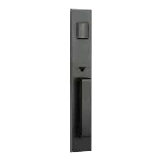 Agrigento Long flush handleset by N2LOK, available through Bespoke Doors