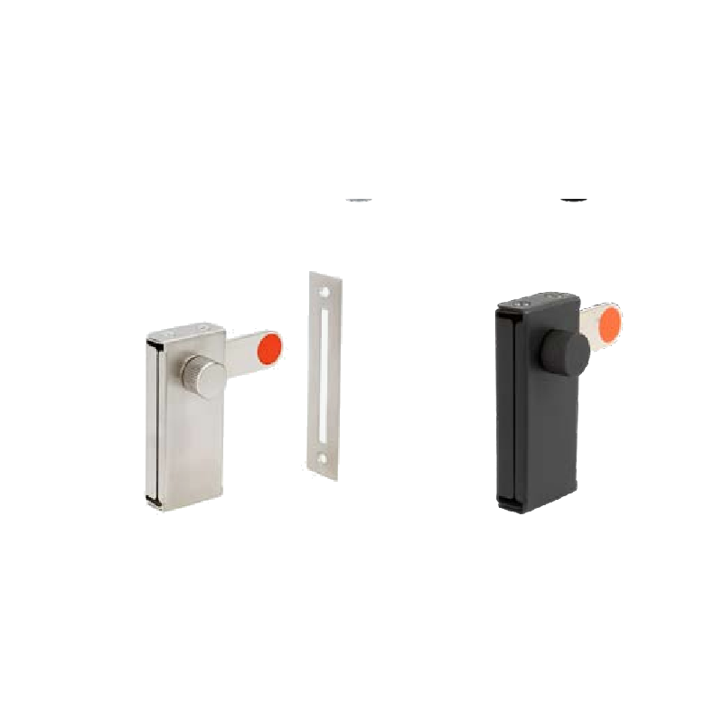 Barn Door Lock Barn door pull and lock by Zanda, available through Bespoke Doors