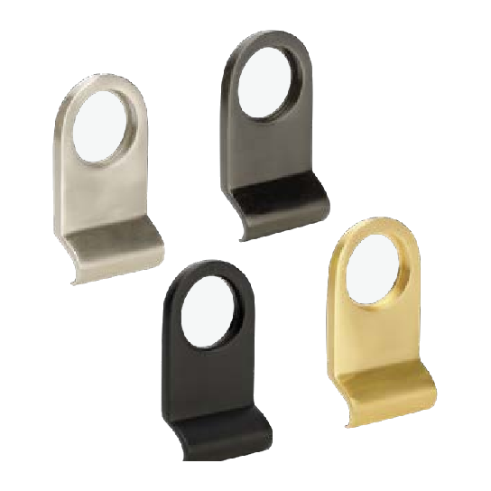 Round Cylinder Pull Rim cylinder pull by Zanda, available through Bespoke Doors