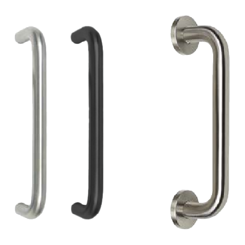 D Pull Handle Short D pull by Zanda, available through Bespoke Doors
