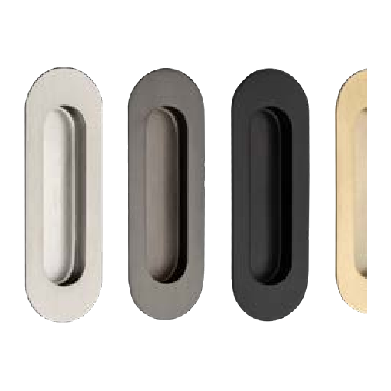 Duke Flush Pulls Matches the Duke family by Zanda, available through Bespoke Doors