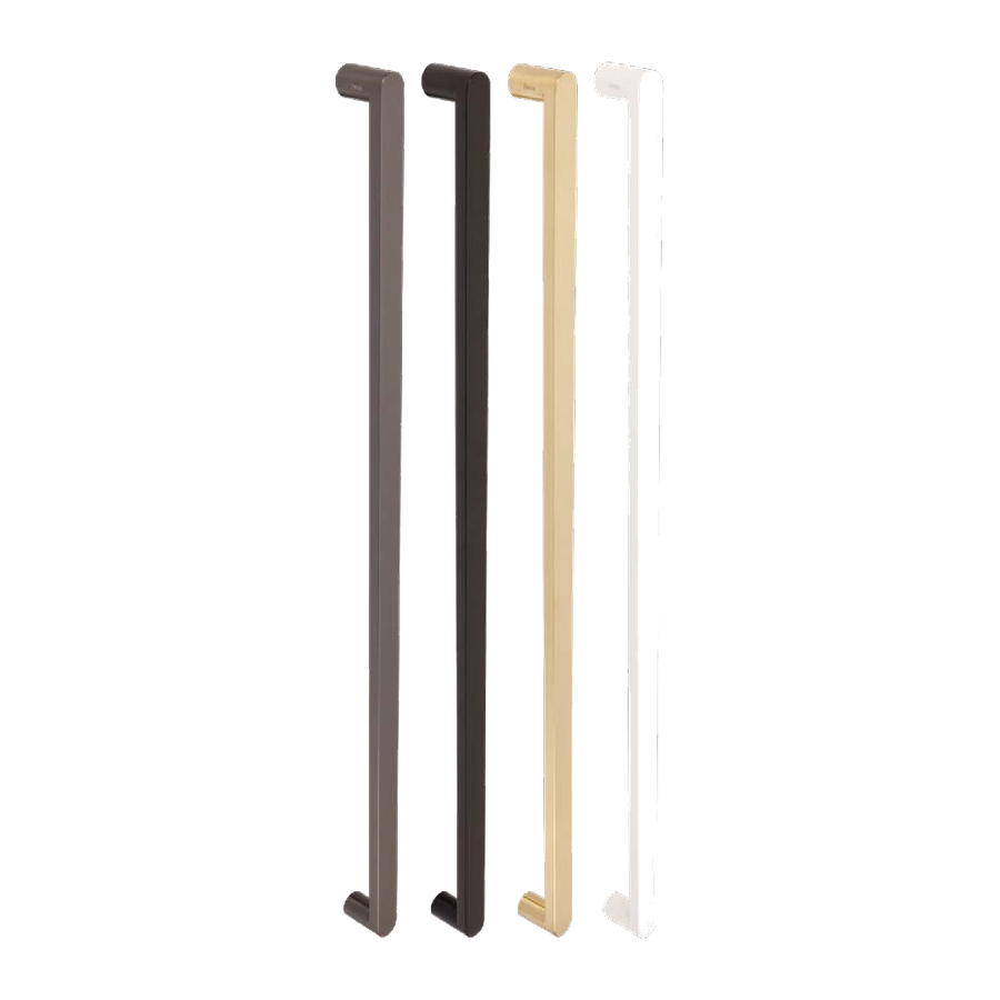Duke Flat bar, square ends by Zanda, available through Bespoke Doors