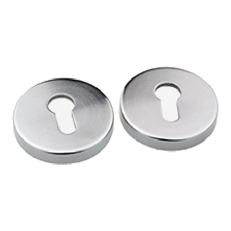 Euro Escutcheons Round or square rose by N2LOK, available through Bespoke Doors