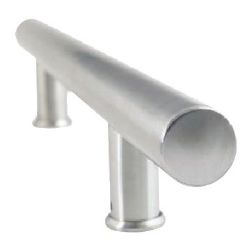 Round Profile Round bar, 19&ndash;32mm by Zanda, available through Bespoke Doors